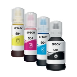Pack de 4 Botellas de Tinta Epson T504 L4150/L4160/L6161