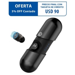 Auriculares Motorola Vervebuds 400 Bluetooh TWS Base de Carga - Manos libres (Oferta)