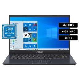 Notebook Asus E410MA, DC N4020, 4GB, 64GB, 14", Win 10