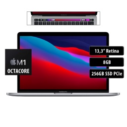 Apple Macbook Pro MYD82, M1 Octacore , 8GB, 256GB SSD, 13.3'' Retina, OS Big Sur