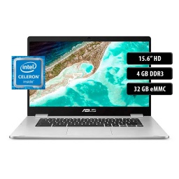 Chromebook Asus C523NA, Dual Core N3350, 4GB, 32GB, 15.6", Chrome OS