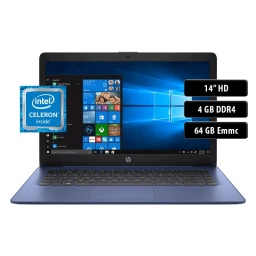 Notebook HP Stream 14-ax100la, DC N4020, 4GB, 64GB, 14", Win 10
