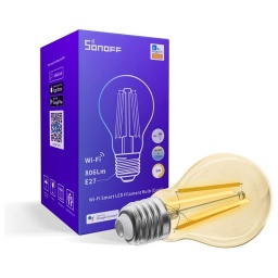 Lámpara LED Smart Wi-Fi Sonoff B02-F-A60 7W Filamento Cálida y Fría