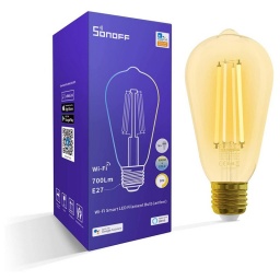 Lámpara LED Smart Wi-Fi Sonoff B02-F-ST64 7W Filamento Cálida y Fría