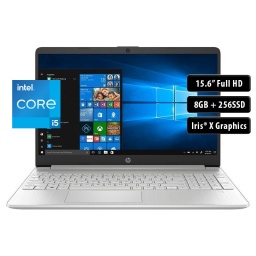 Notebook HP 15-DY2055LA, Core i5-1135G7, 8GB, 256SSD, 15.6" FHD, Win 10