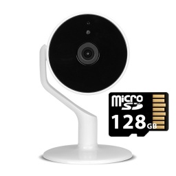 Cámara IP de Vigilancia Wifi Nexxt Interior MicroSD 128 GB App AHIMPFI4U1