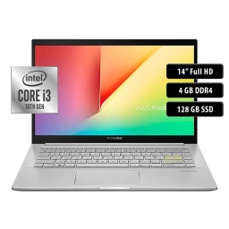 Notebook Asus Vivobook 14 X413JA, Core I3-1005G1, 4GB, 128GB, 14" FHD, Win 10