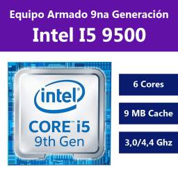 INTEL Core I5 9500 9na Gen UHD 630 + Mother B365M (Configura tu PC)