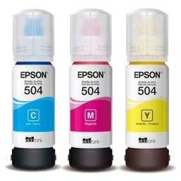 Pack de 3 Botellas de Tinta Epson T504 L4150L4160L6161