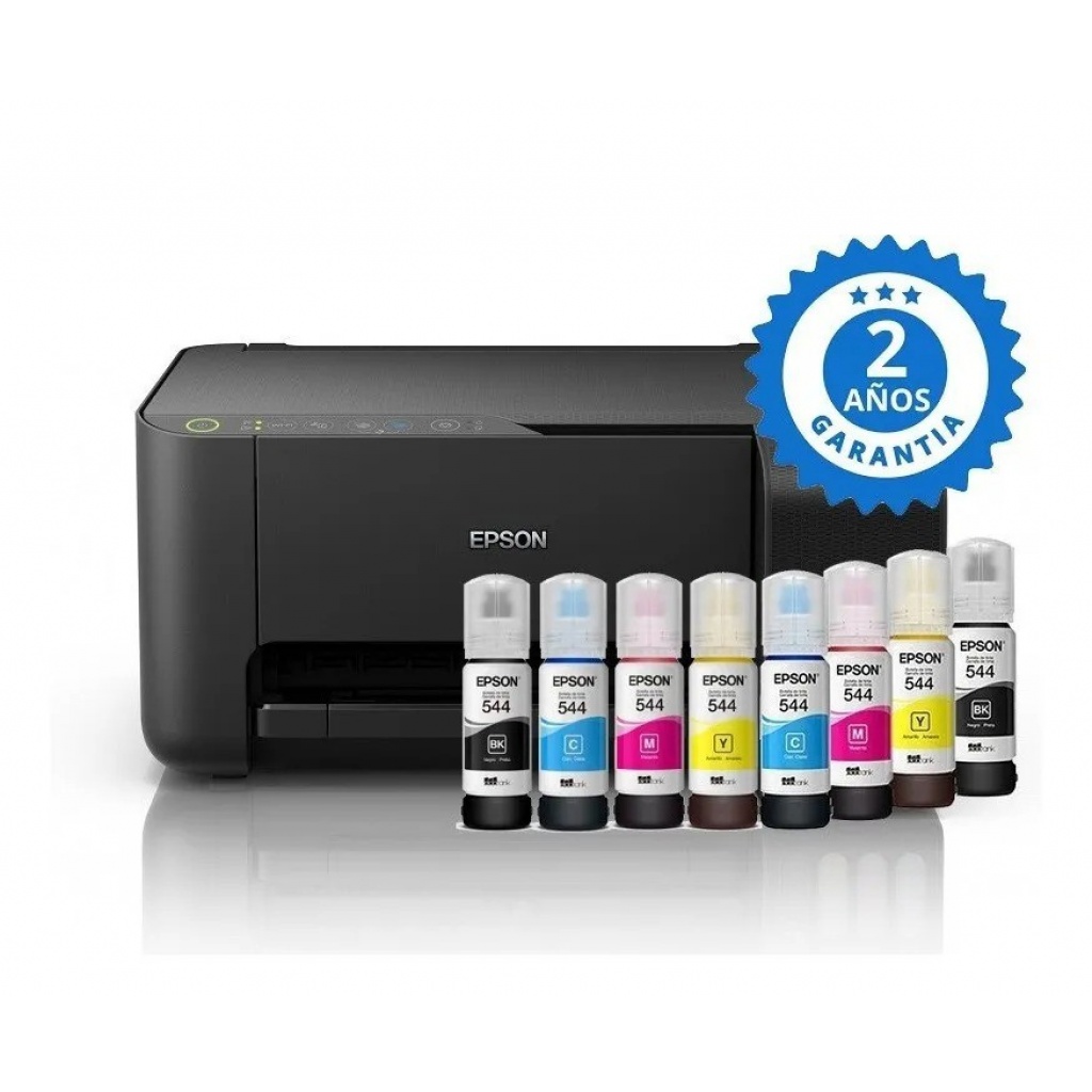 Impresora Epson Multifunción L3210 de Sistema Continuo + 4 Tintas Extra  IMPRESORAS Y OTROS CHORRO DE